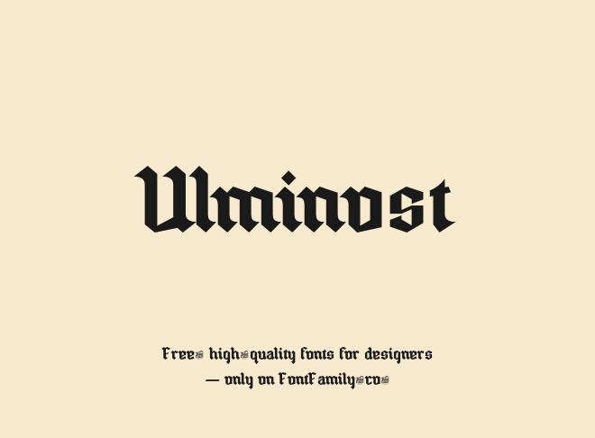 Ulminost Font