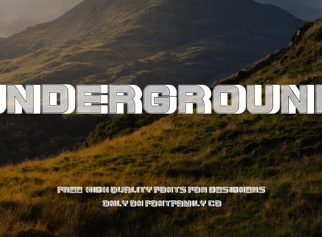 Underground Font