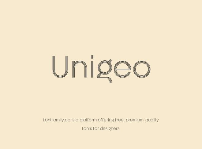 Unigeo Font
