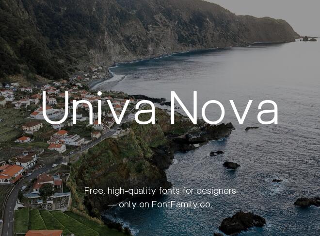 Univa Nova Font