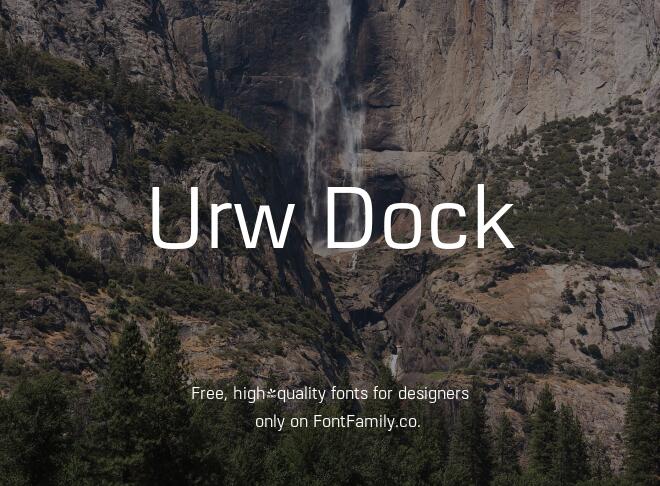 Urw Dock Font