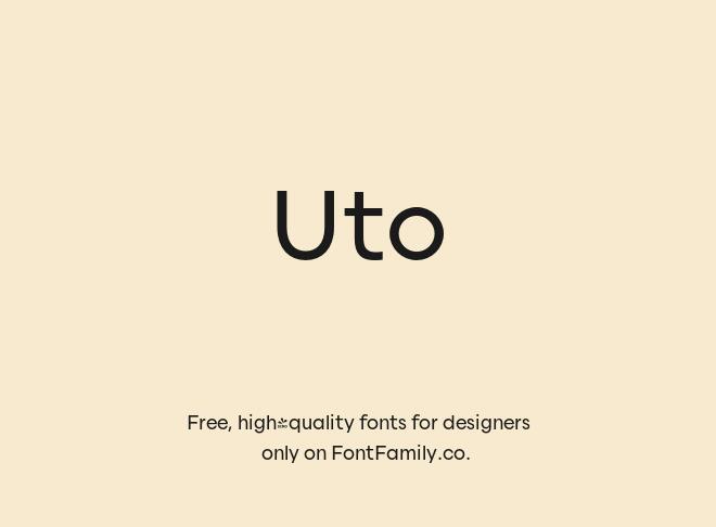 Uto Font