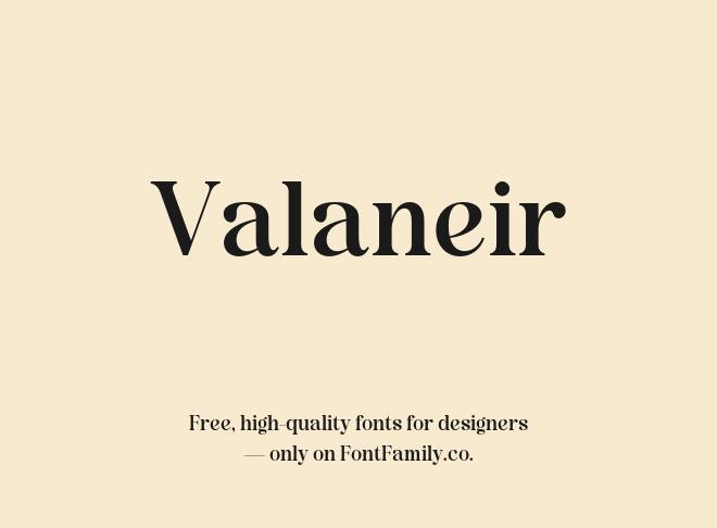 Valaneir Font