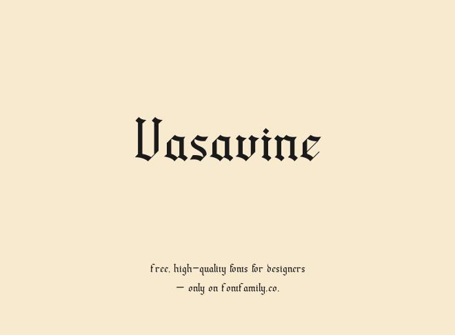 Vasavine Font
