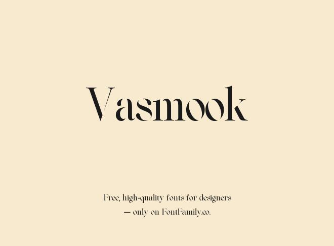 Vasmook Font