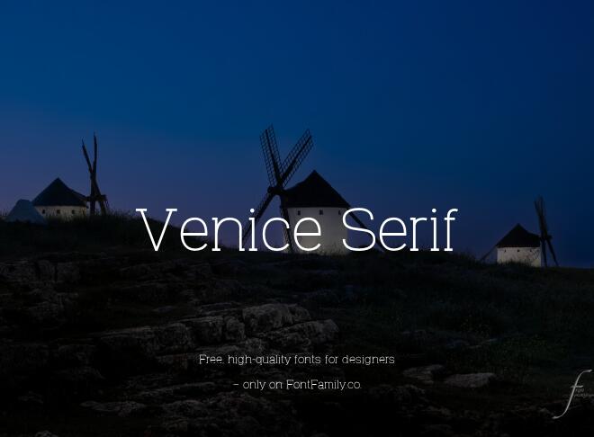 Venice Serif Font