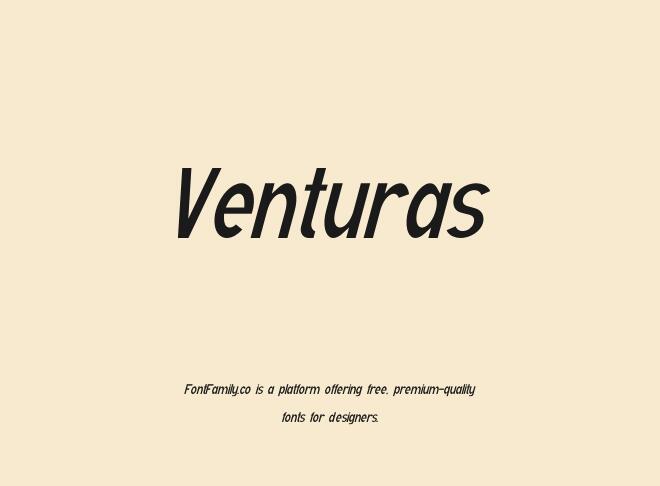 Venturas Font