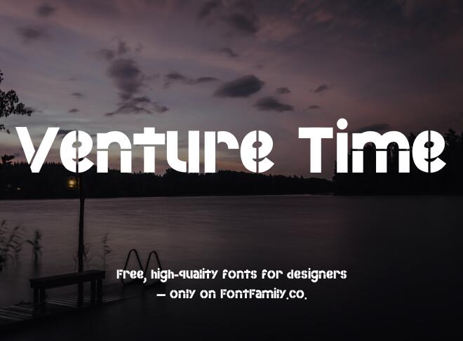 Venture Time Font