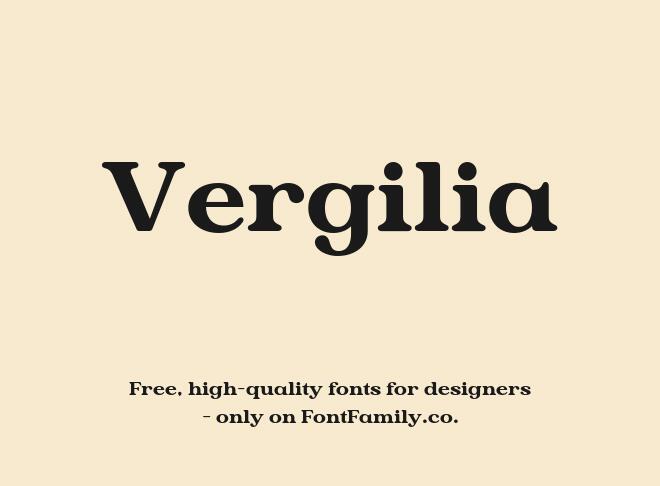 Vergilia Font