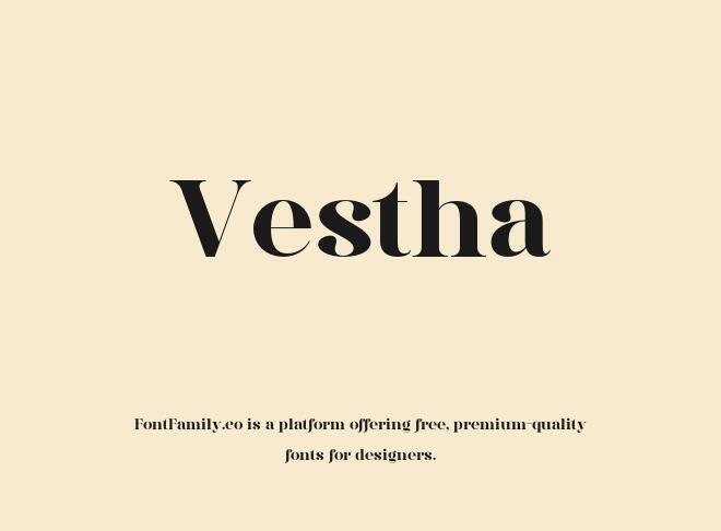 Vestha Font