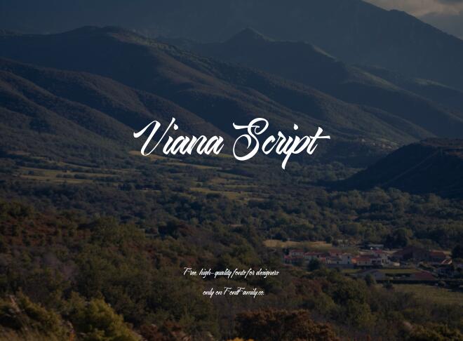 Viana Script Font