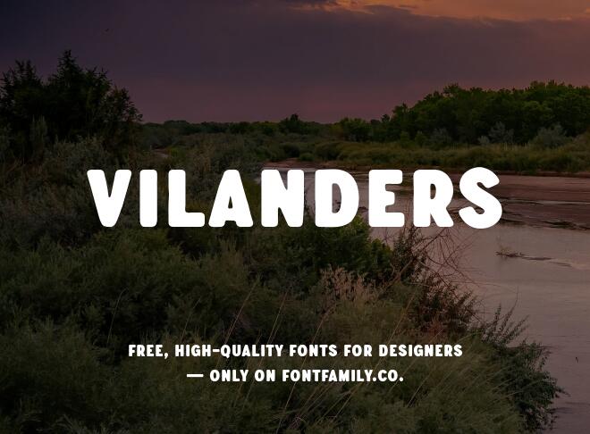 Vilanders Font