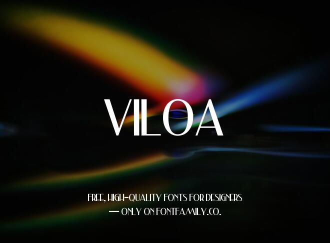 Viloa Font