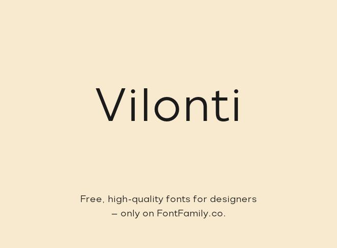 Vilonti Font