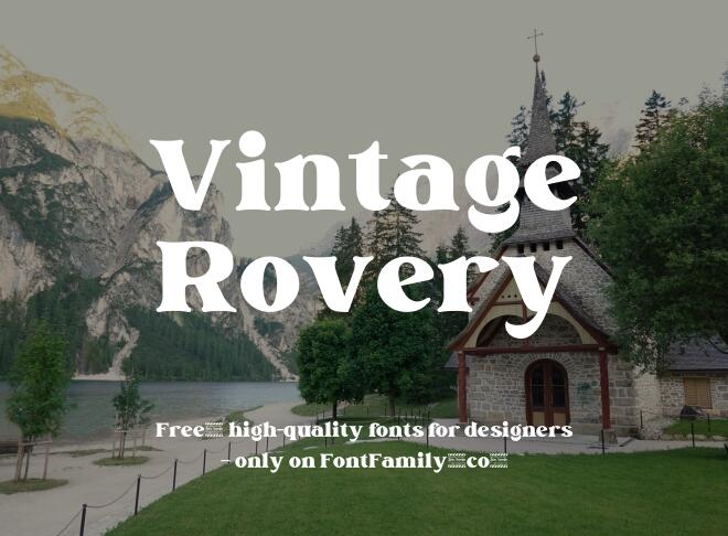 Vintage Rovery Font