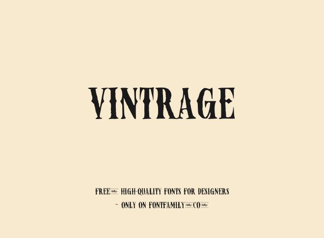 Vintrage Font