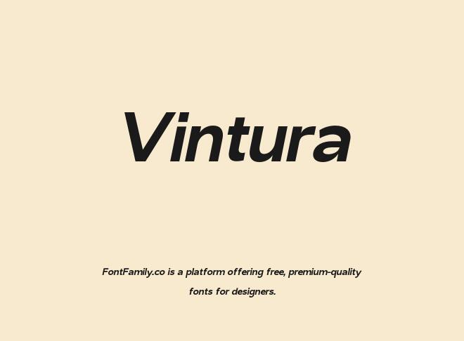 Vintura Font