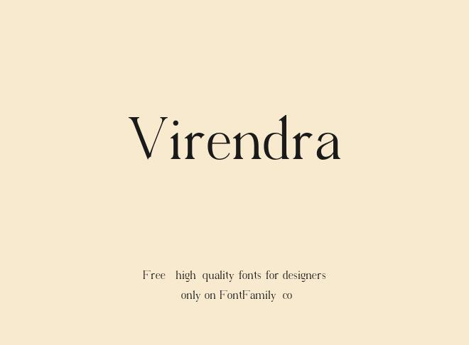 Virendra Font