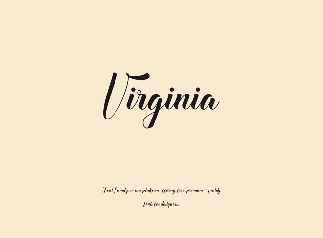 Virginia Font