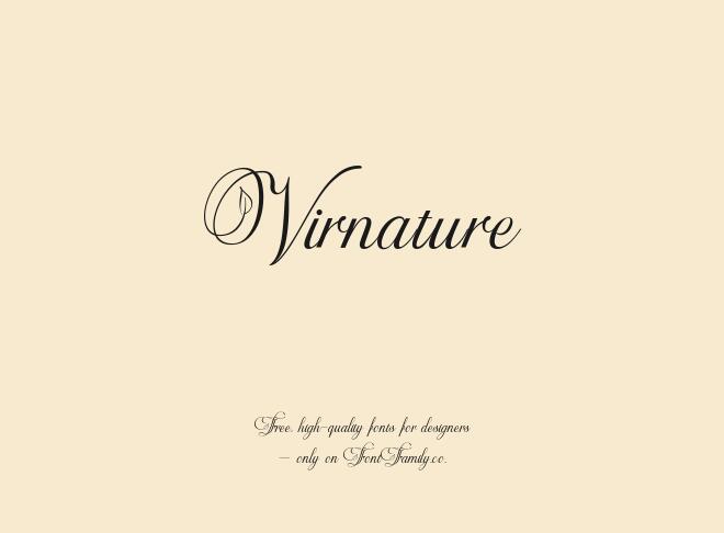 Virnature Font
