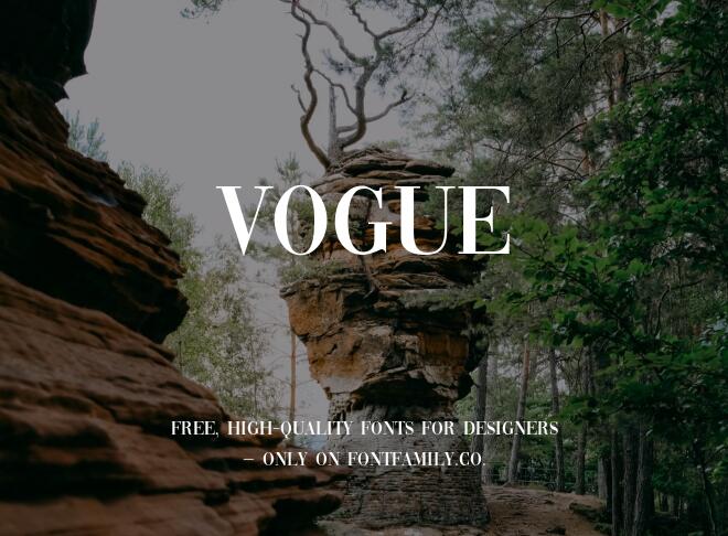 Vogue Font