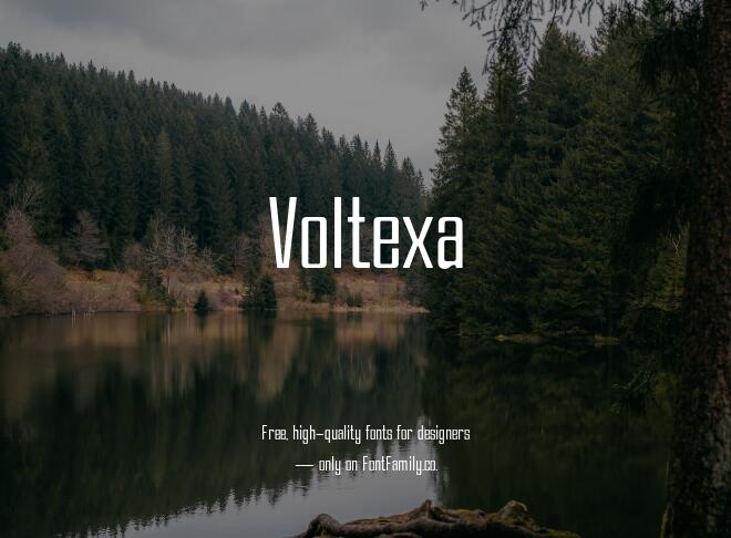 Voltexa Font