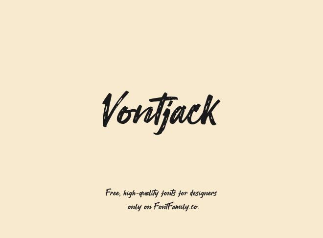 Vontjack Font