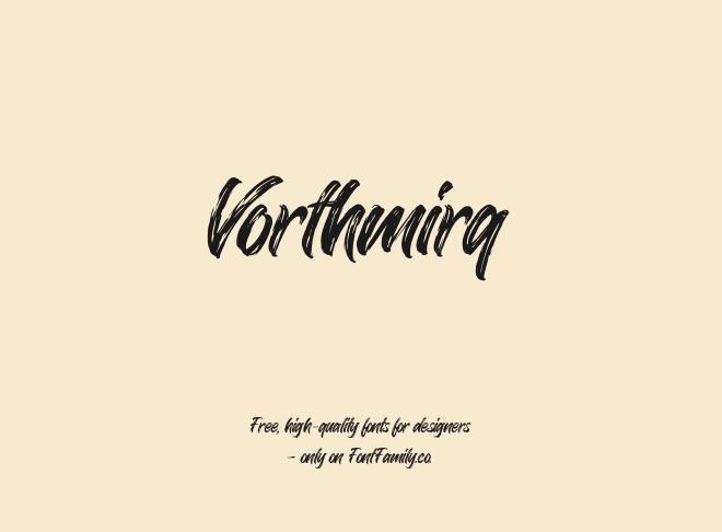 Vorthmirq Font