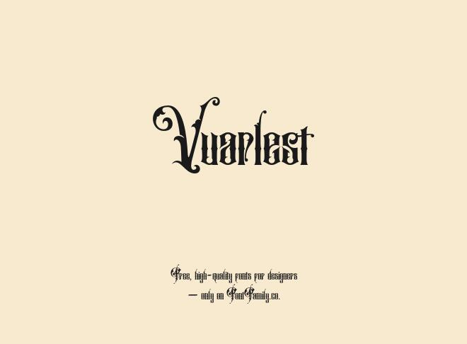 Vuarlest Font