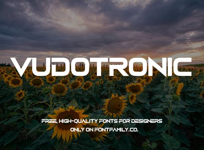 Vudotronic Font