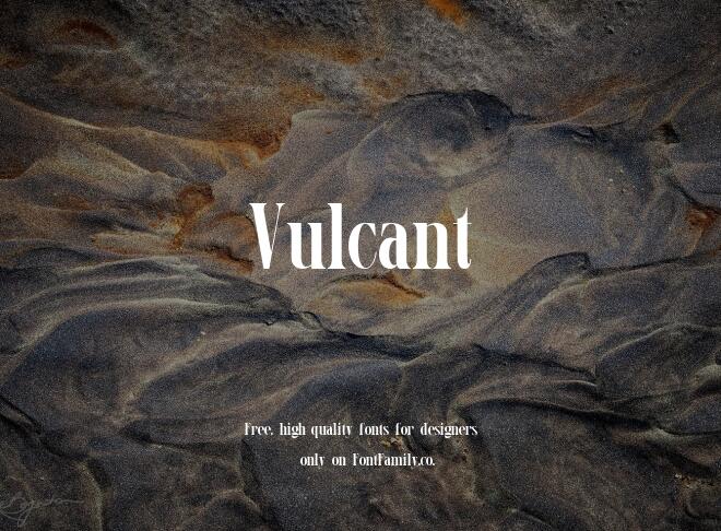 Vulcant Font