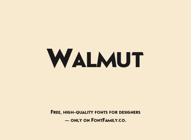 Walmut Font