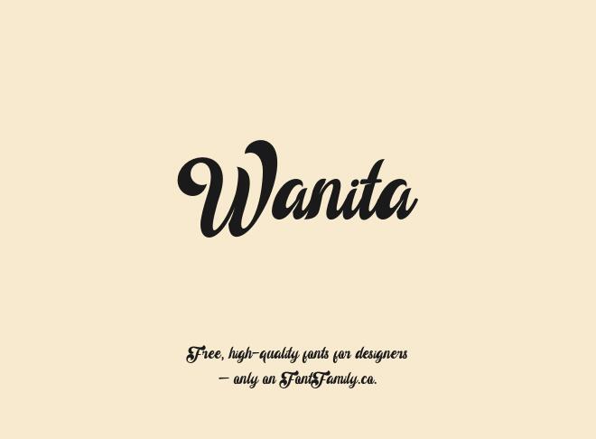 Wanita Font