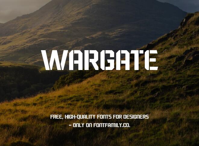 Wargate Font