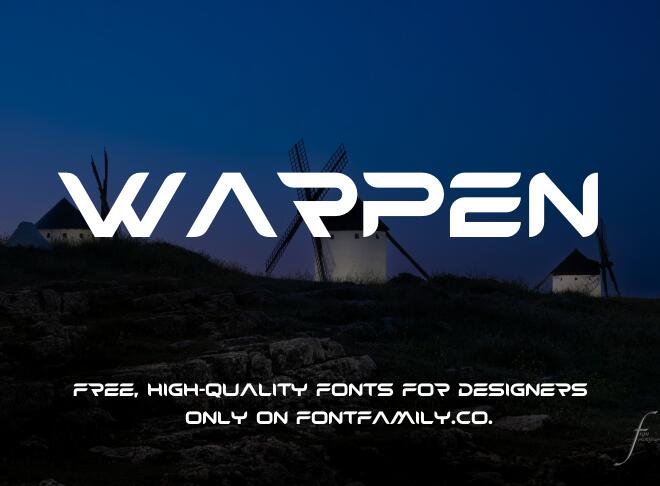 Warpen Font