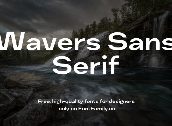 Wavers Sans Serif Font