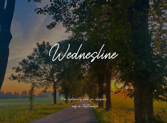 Wednesline Font