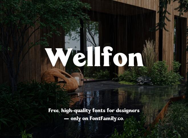 Wellfon Font