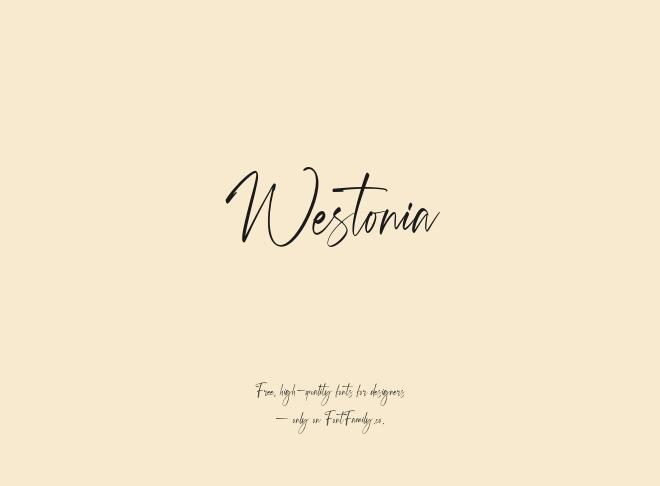 Westonia Font