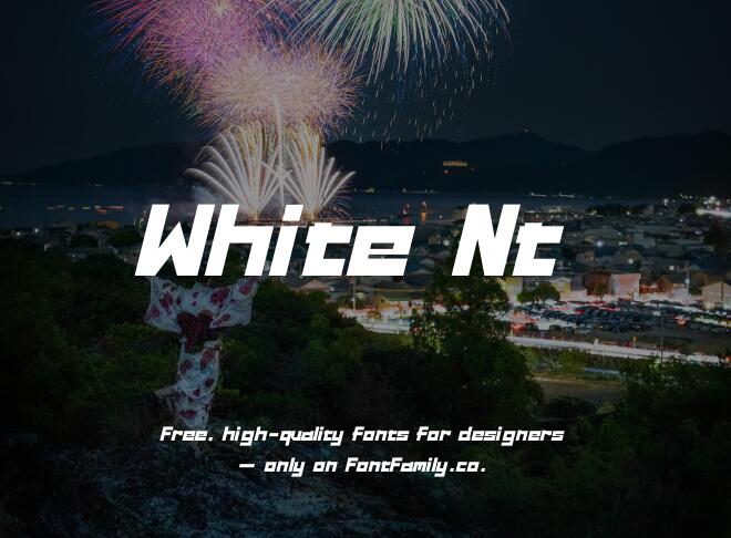 White Nt Font