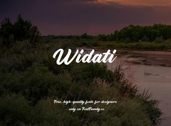 Widati Font