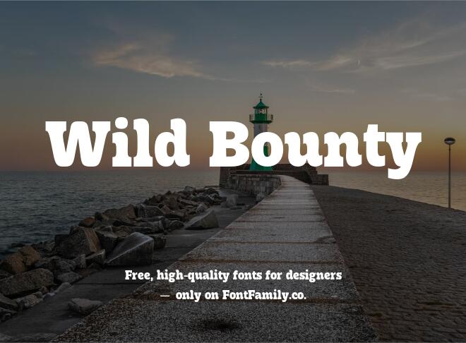 Wild Bounty Font