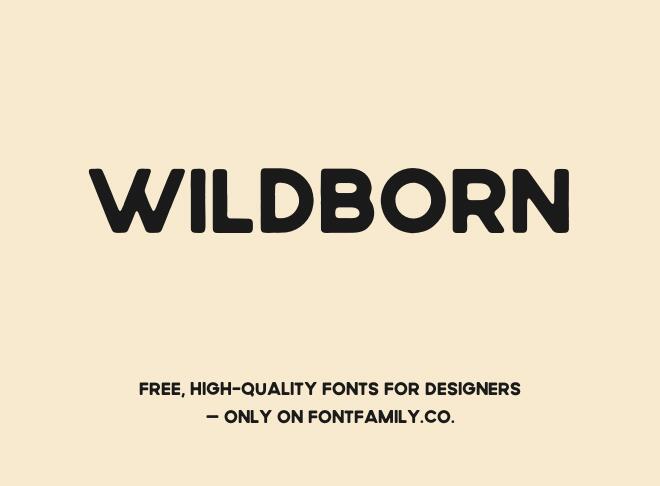 Wildborn Font