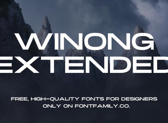 Winong Extended Font