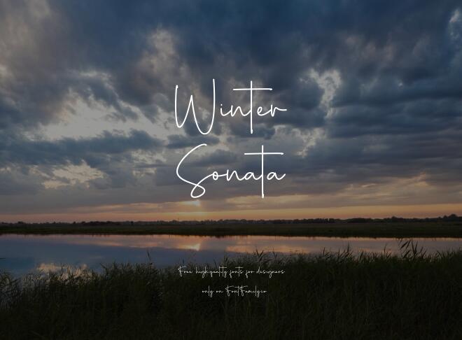 Winter Sonata Font