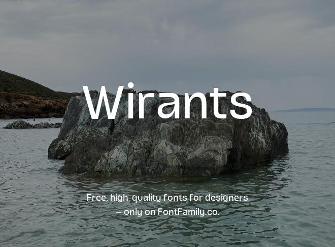 Wirants Font Family