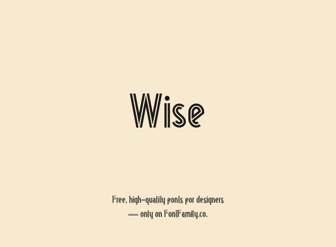 Wise Font