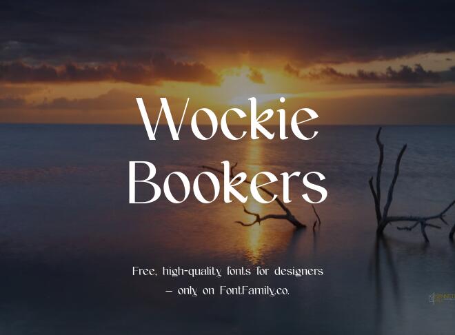 Wockie Bookers Font