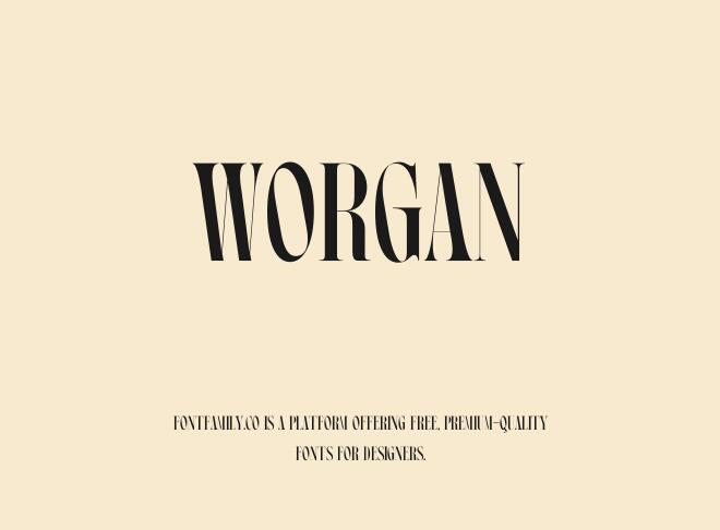 Worgan Font