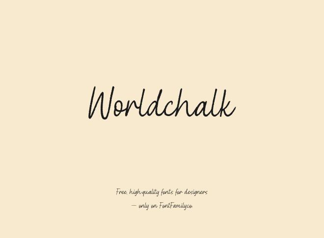 Worldchalk Font